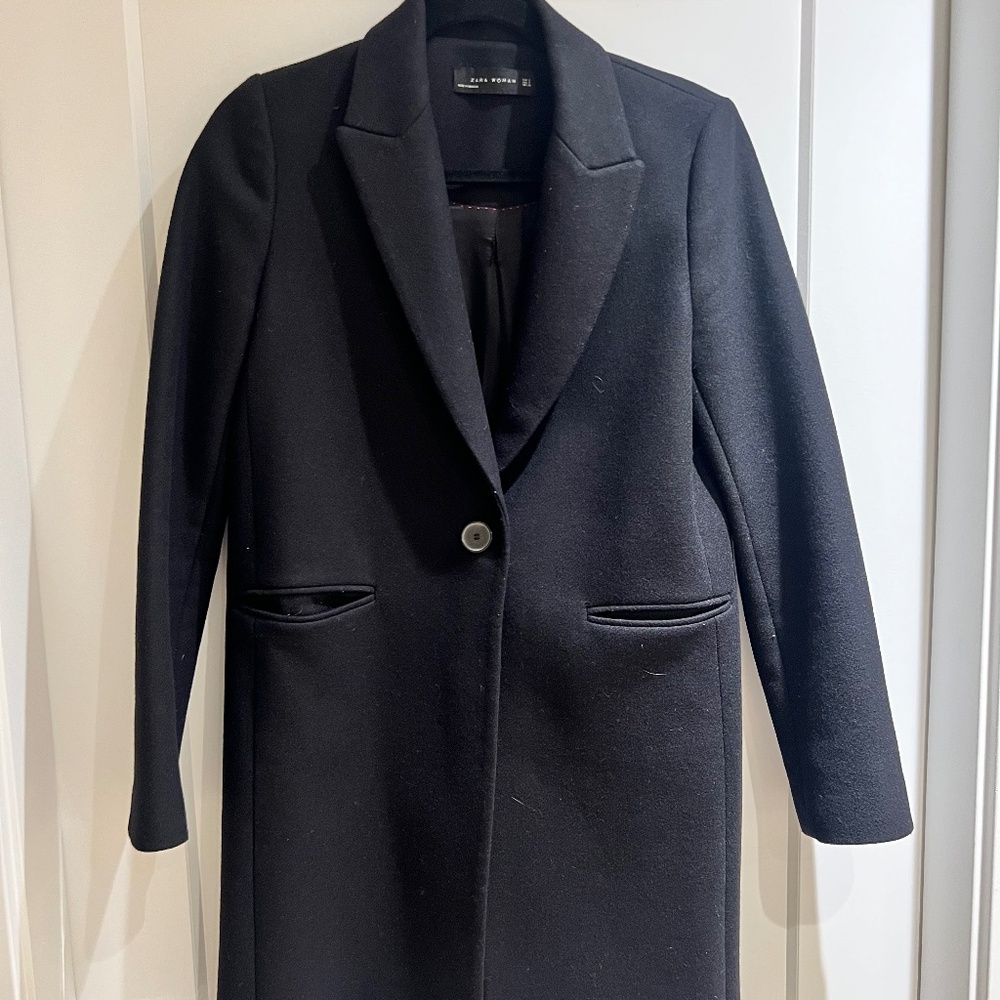 Wool Blend Coat (Sz Small)
